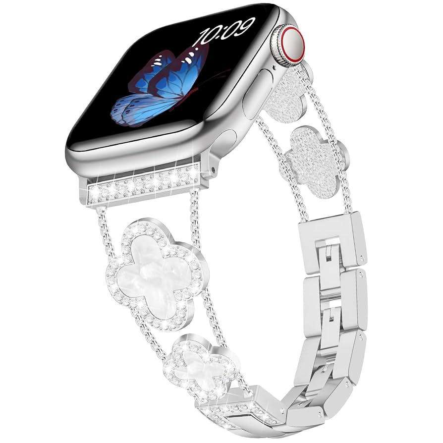 Anne Klein★オーロラピンクxシルバーが可愛いApple Watchバンド Anne Klein☆オーロラピンクxシルバーが可愛いApple Watchバンド